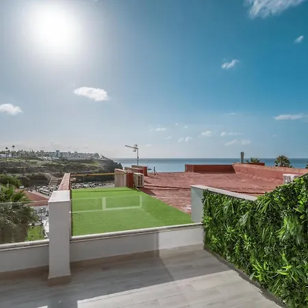 Atico Con Vistas Al Mar, A La 150m De La Playa En Tenerife Sur * Costa Del Silencio